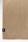 Beige cotton scarf