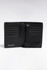 French wallet in navy bimaterial grippy