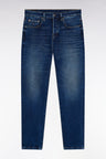 Jean 5 poches en denim stretch bleu coupe Slim