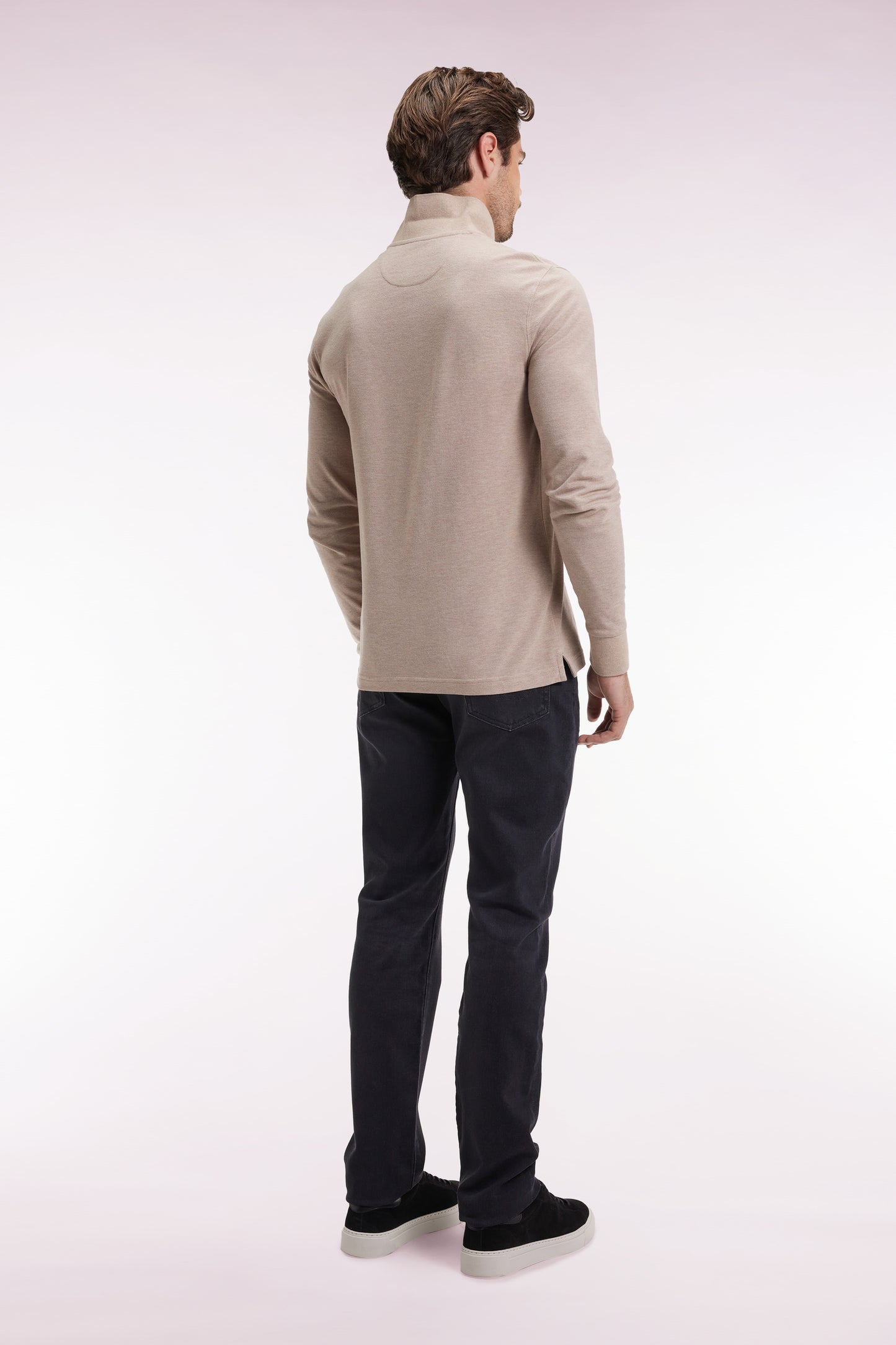 5-pocket jeans in black stretch denim blend with slim fit
