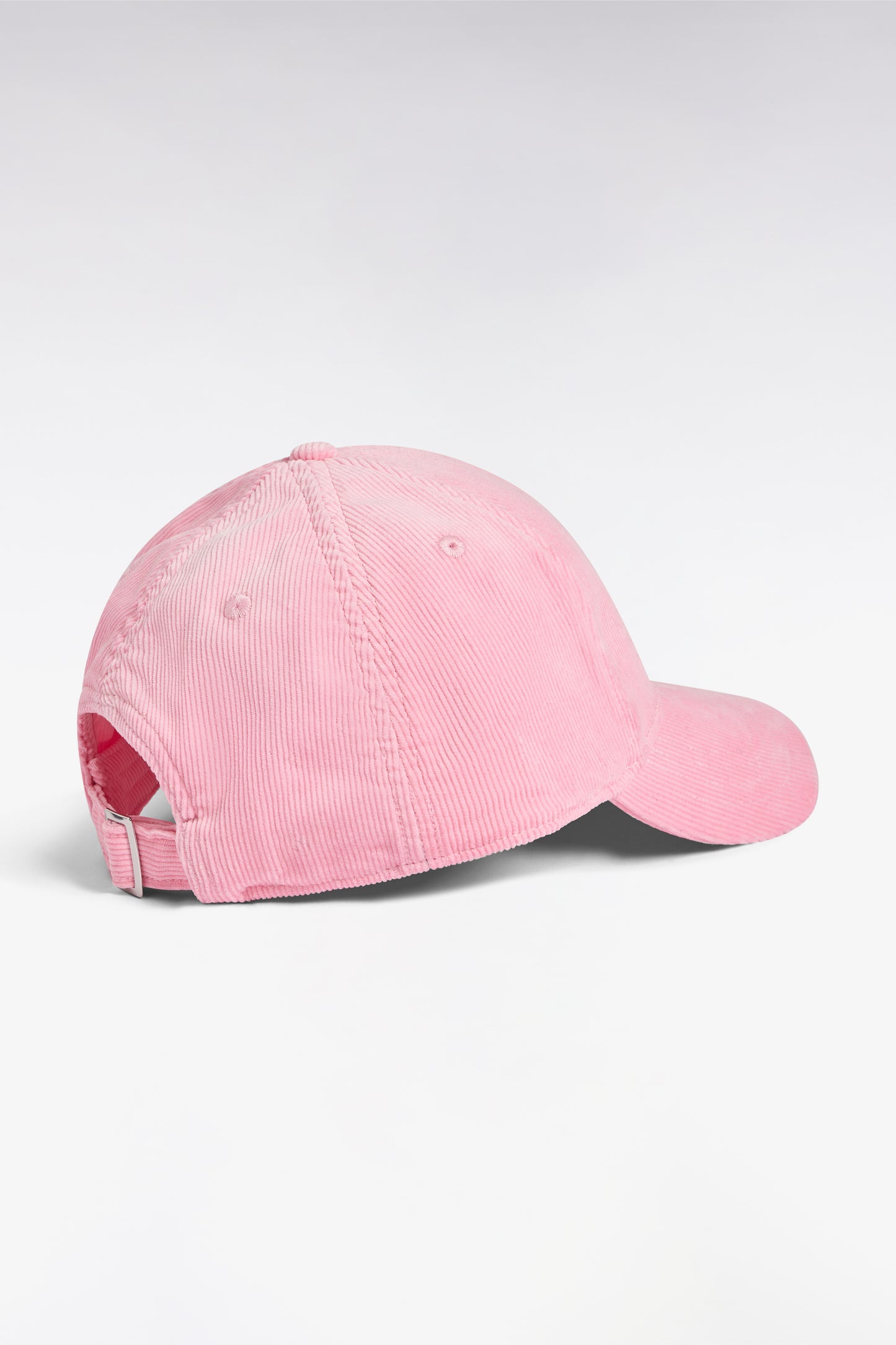 Pink corduroy cap