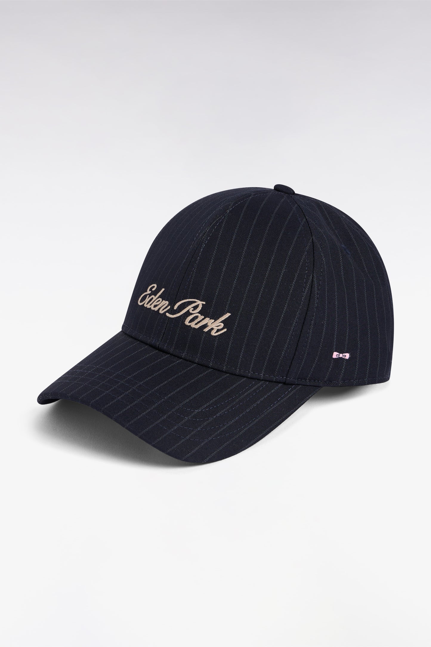 Cotton cap with Italian stripes and Eden Park embroidery