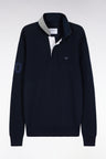 Navy cotton sweater
