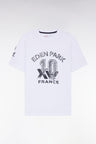 T-shirt à manches courtes blanc sérigraphie XV de France