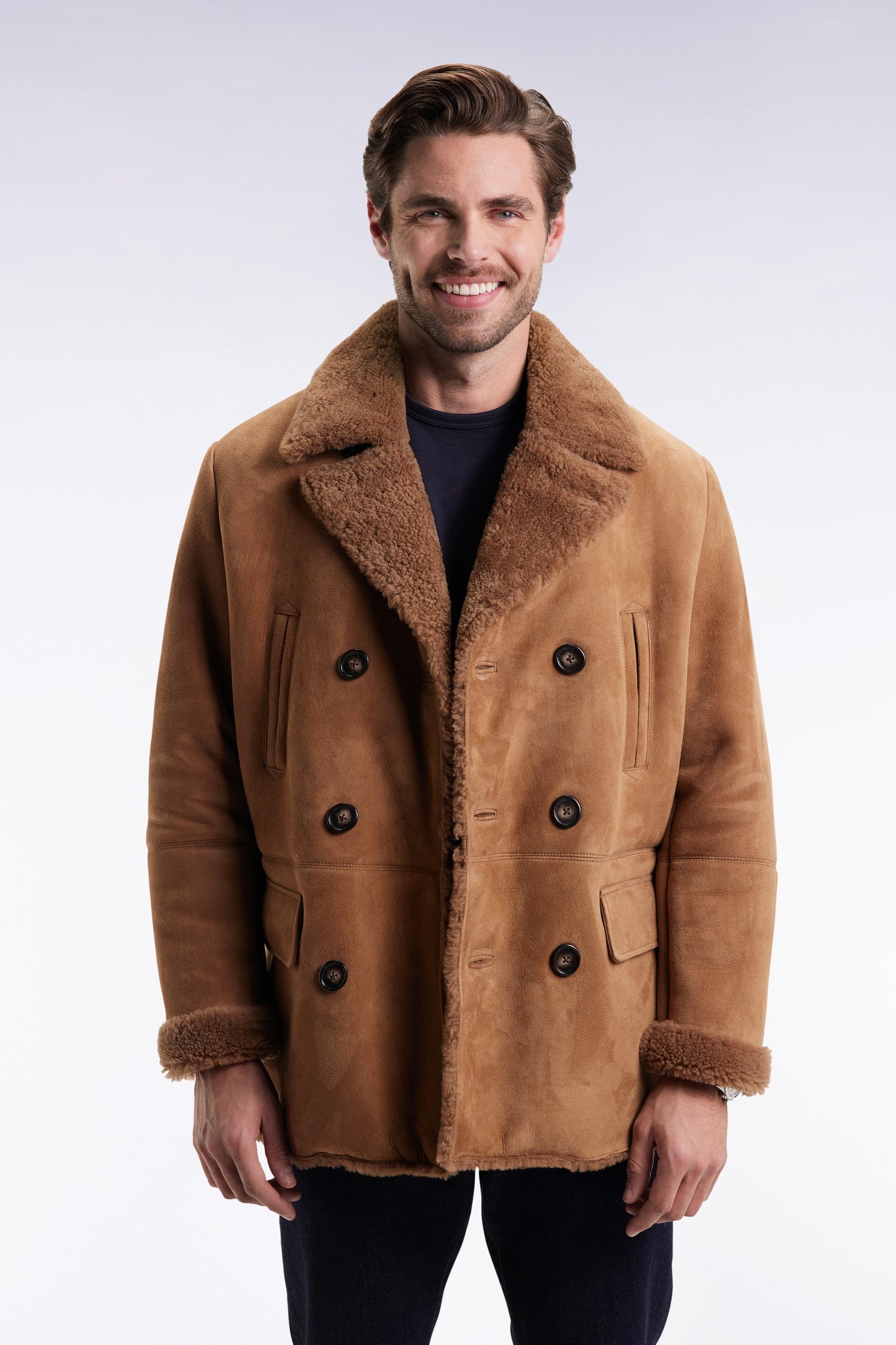 Brown wool coat