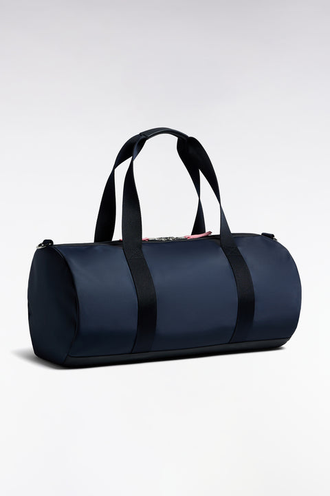 Sac de sport polochon en nylon marine - Image 2