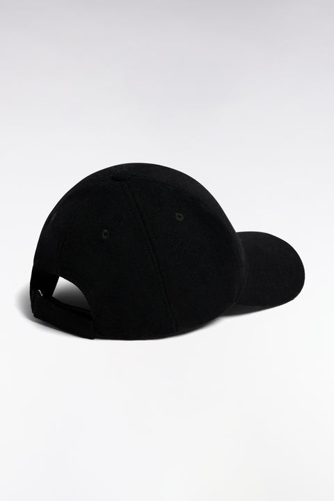 Plain black winter cap - Image 2