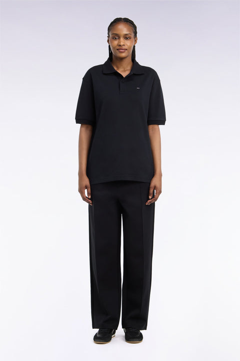 Loose fit black unisex jogging pants - Image 3