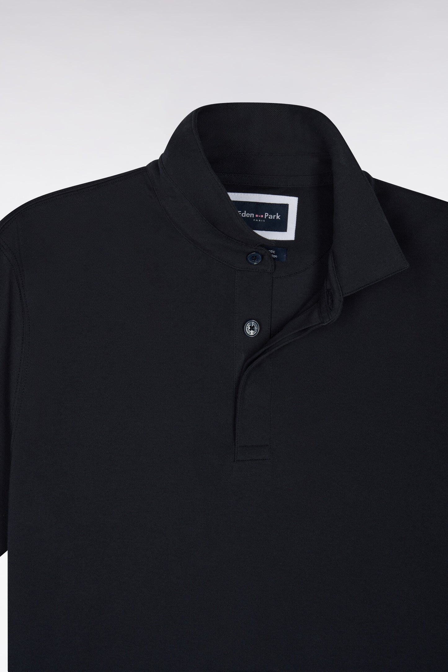 Polo golf manches courtes marine coupe droite