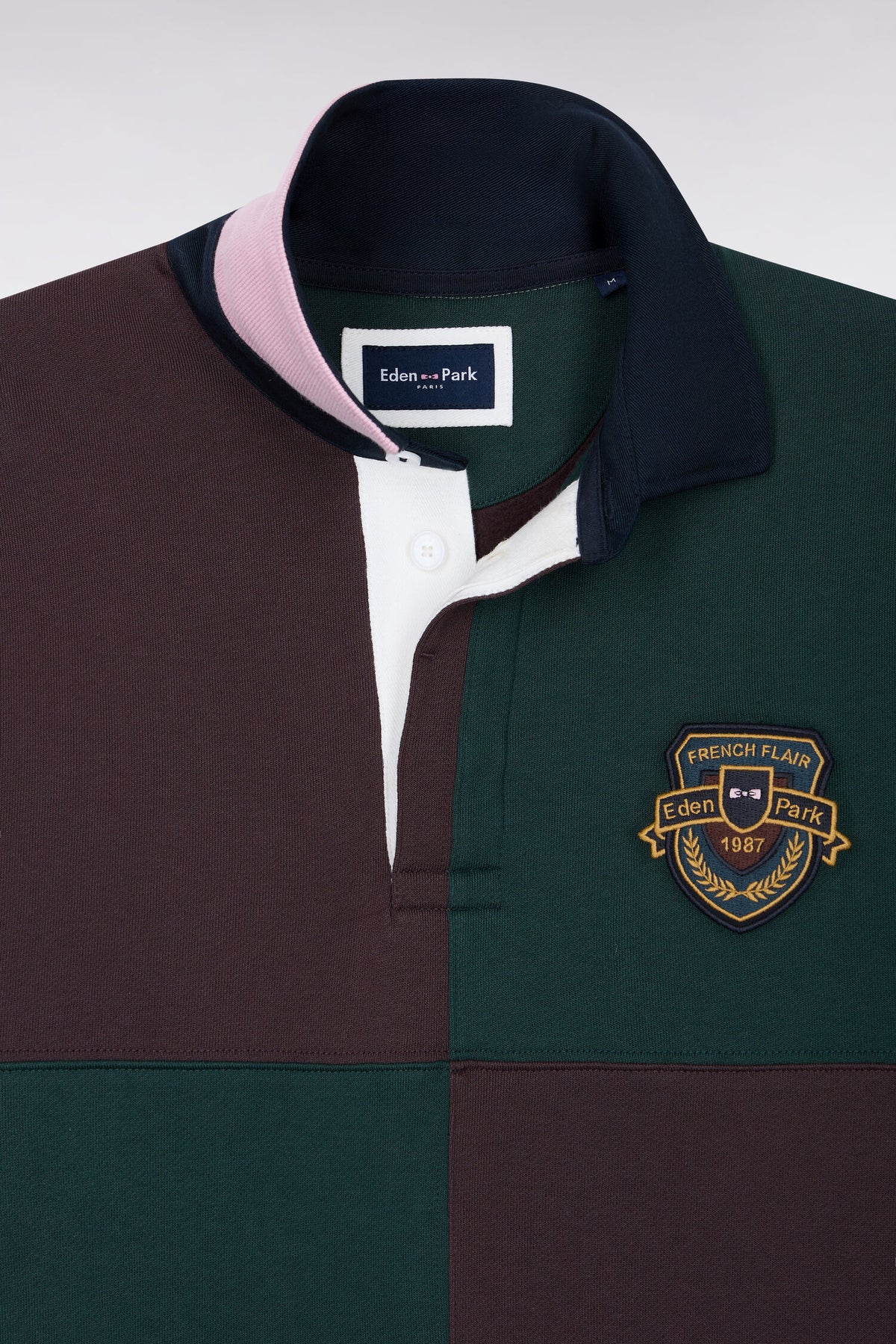Straight cut ecru cotton shirt