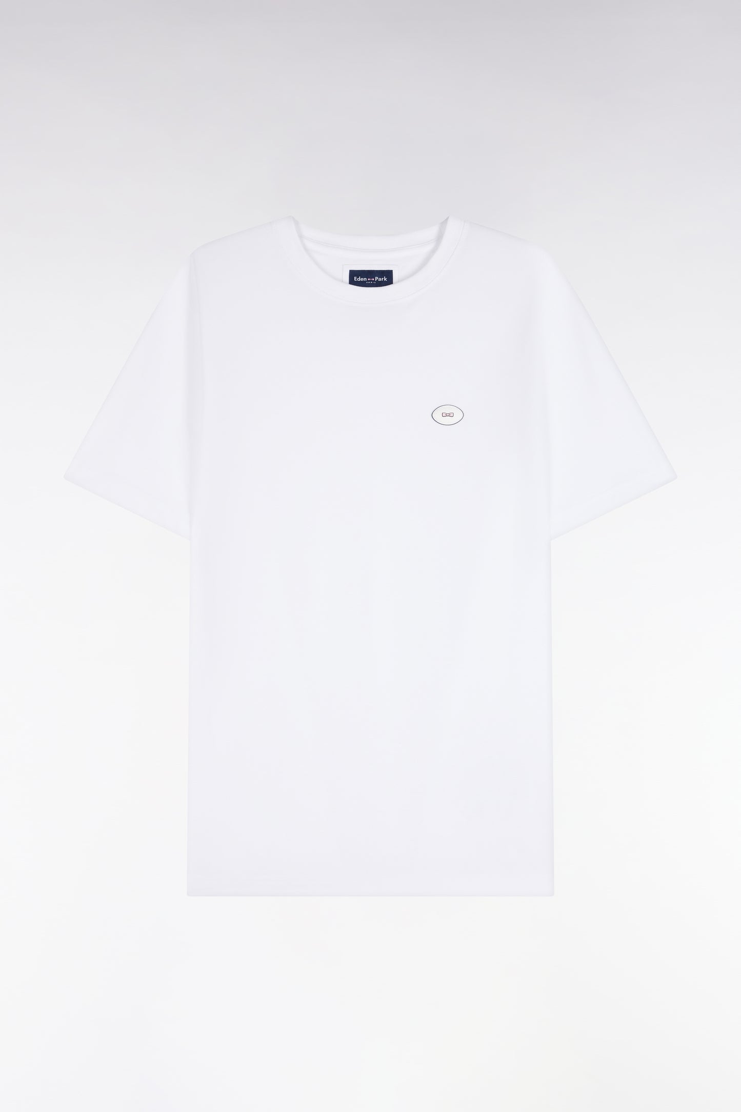T-shirt manches courtes blanc coupe droite