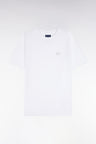White short-sleeved straight-cut t-shirt