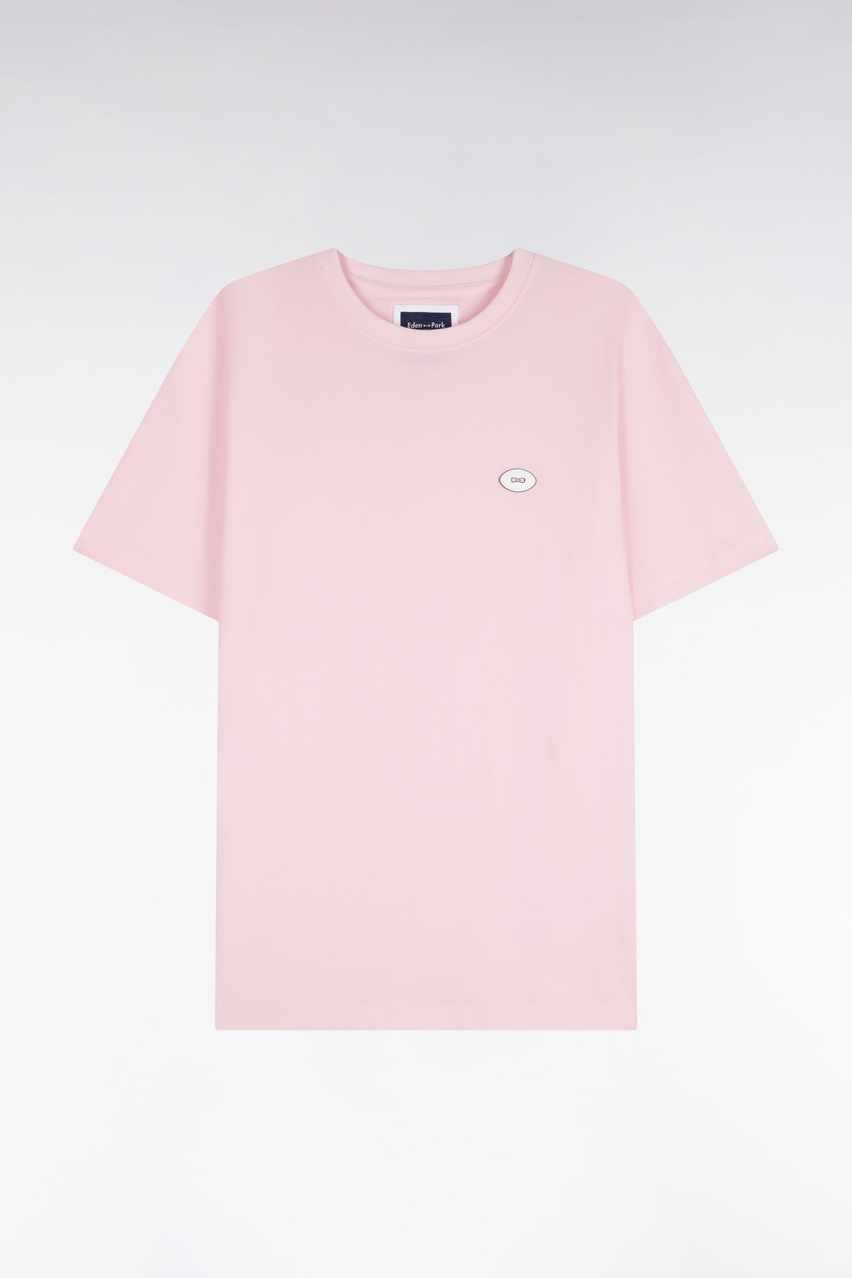T-shirt manches courtes rose coupe droite