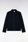 Navy blue stretch cotton jacket