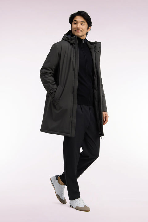Long khaki parka - Image 1