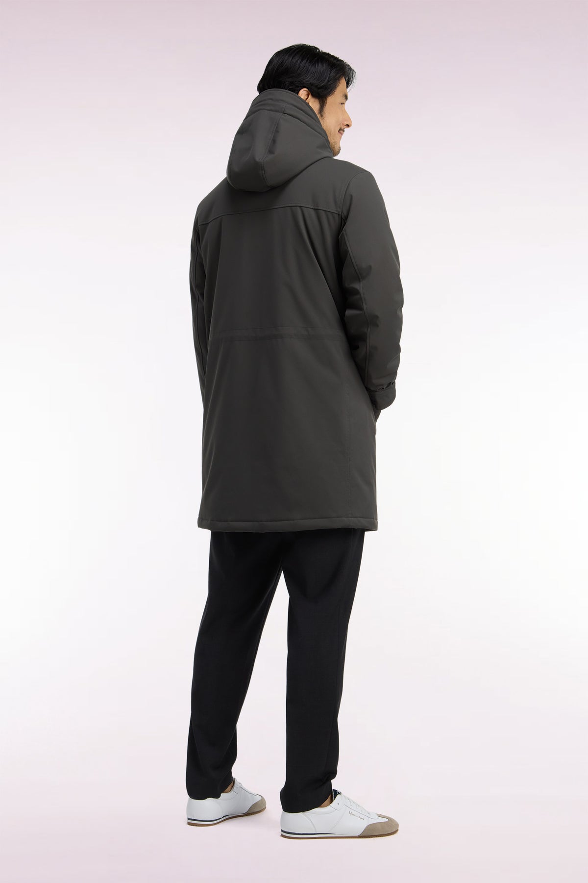 Long khaki parka
