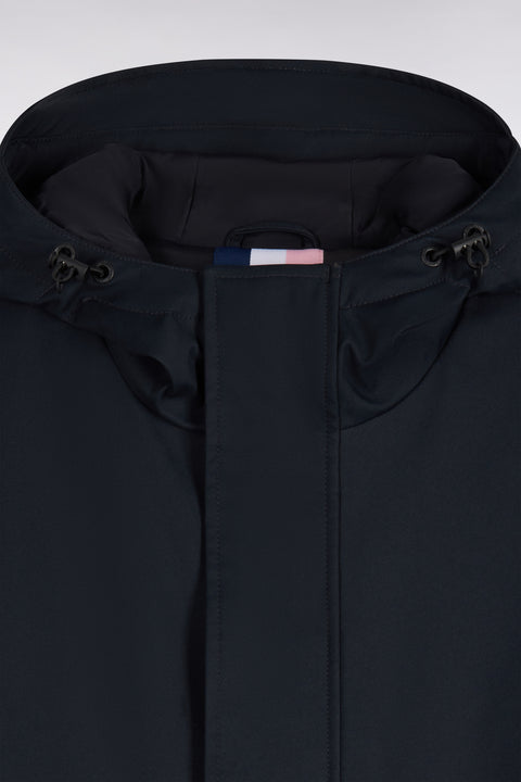 Long black parka - Image 2