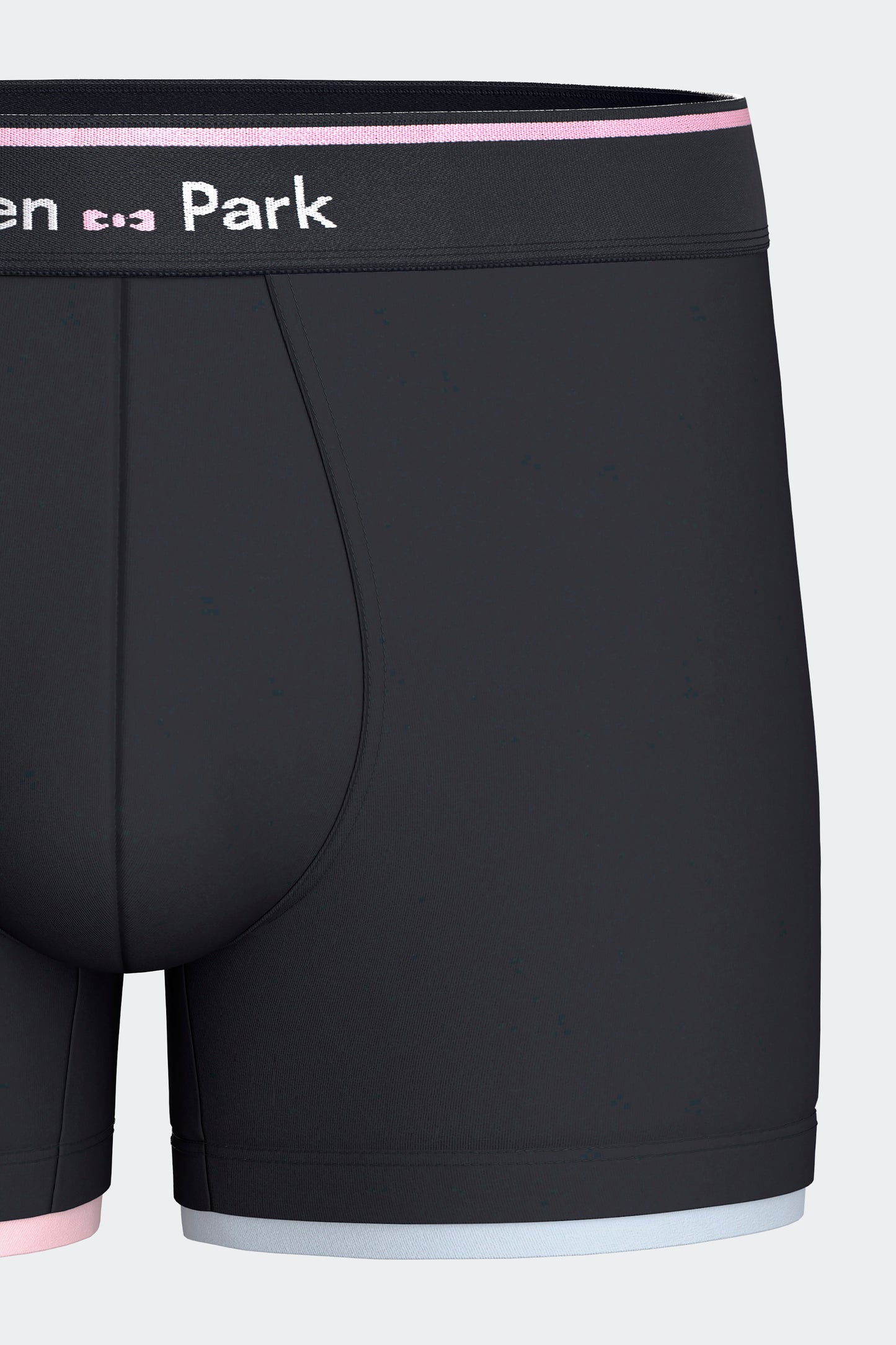 Boxer en coton stretch marine