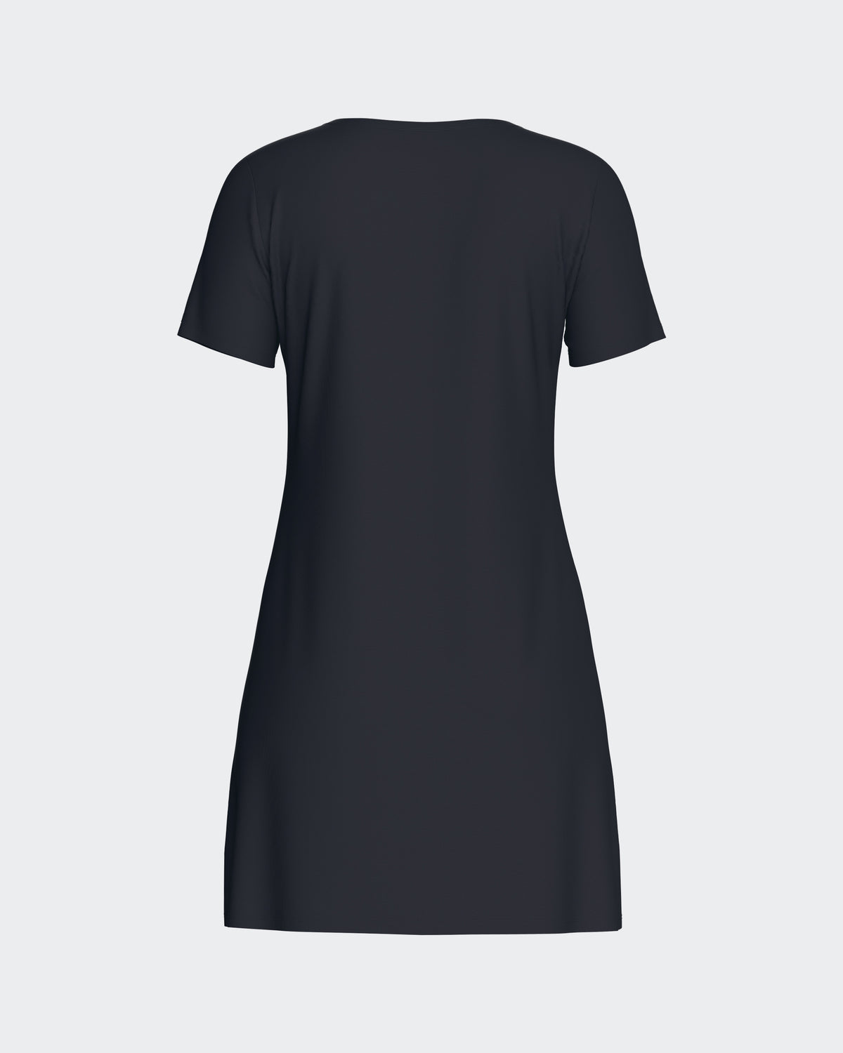 Nuisette unie en Tencel stretch marine