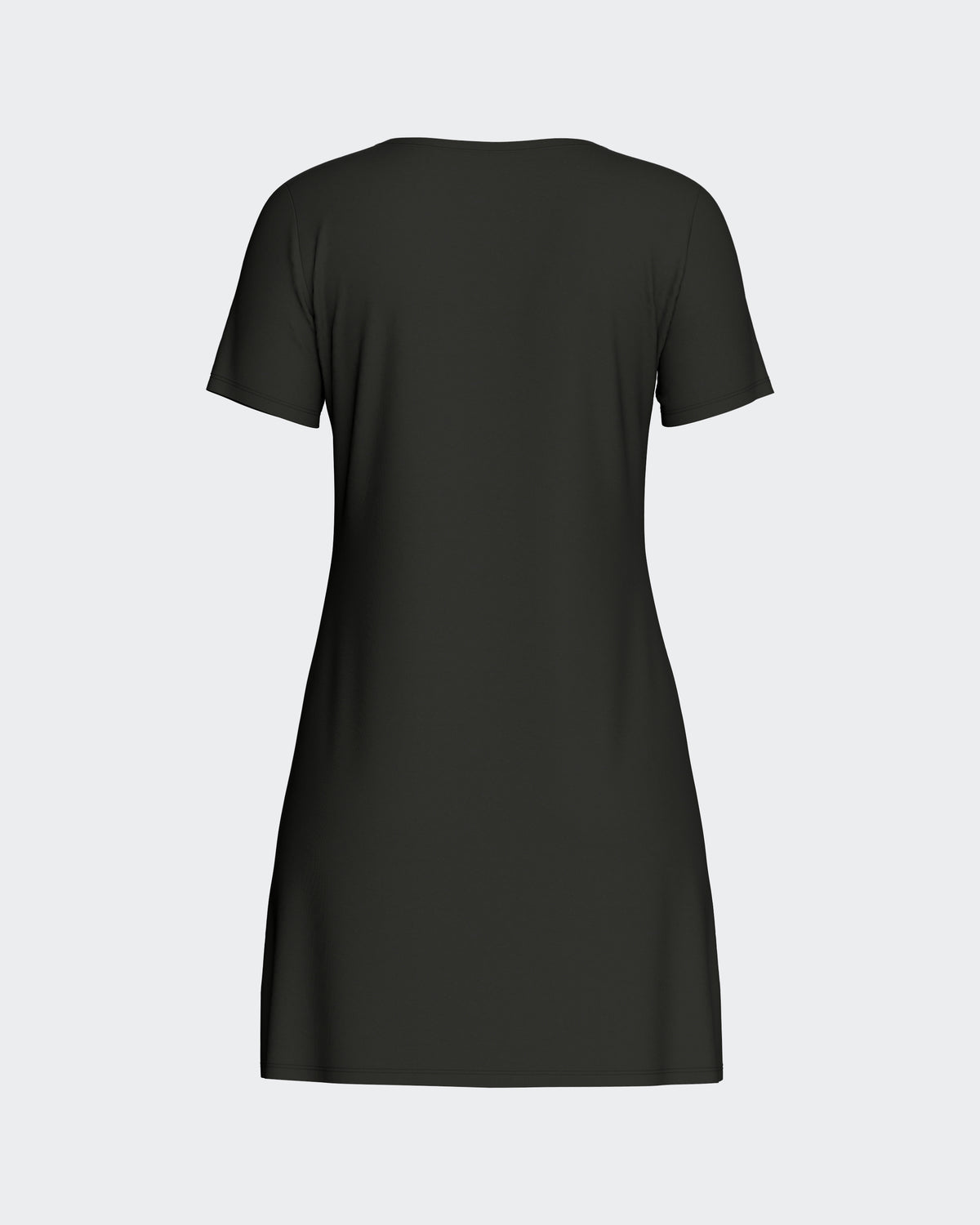 Nuisette unie en Tencel stretch noir