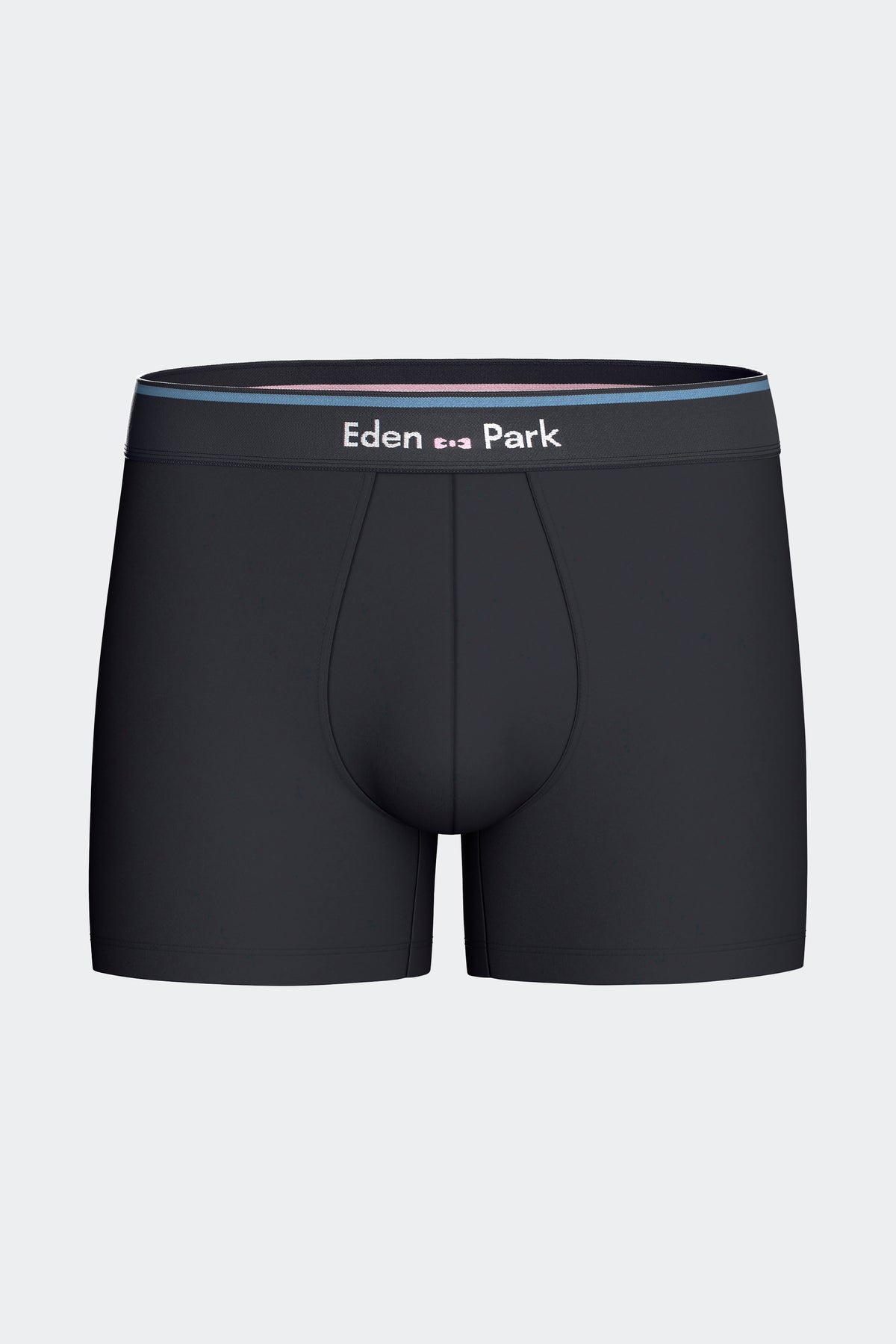 Lot de 2 boxers en jersey de coton stretch unis et rayés marine