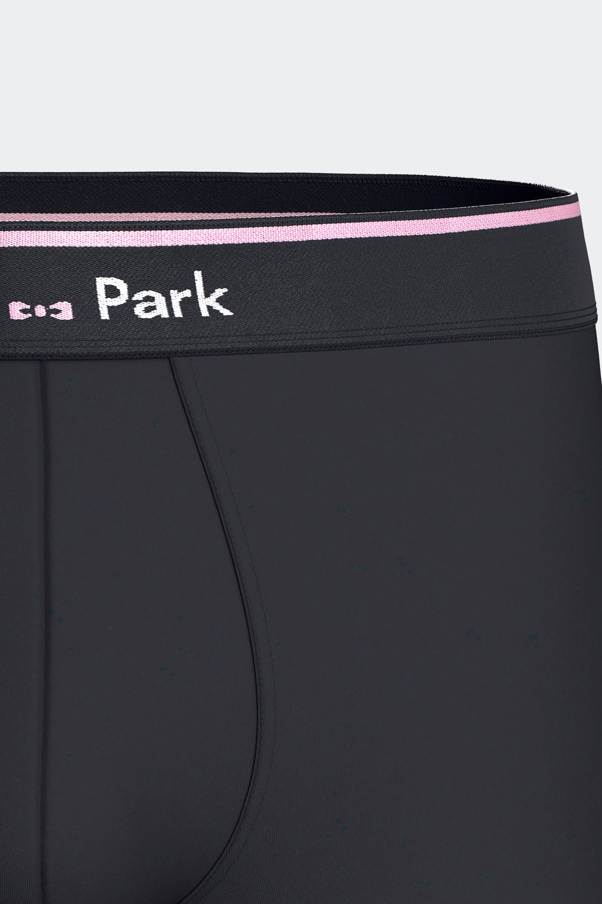 Lot de 2 boxers en jersey de coton stretch unis et rayés marine et rose