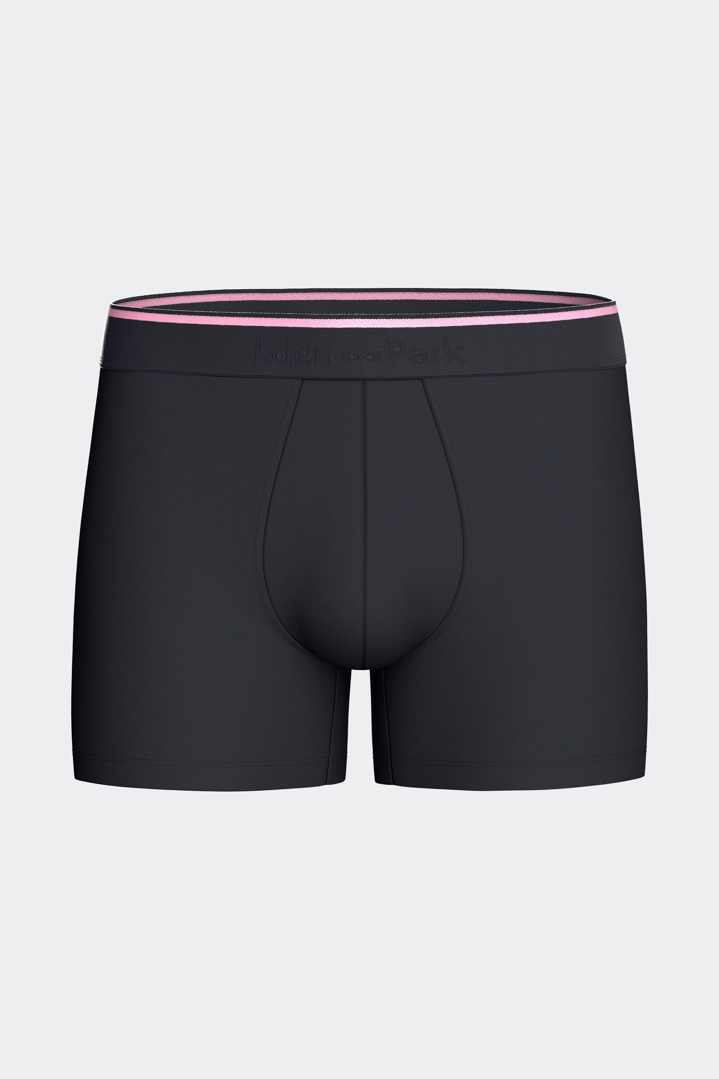 Lot de 2 boxers en jersey de coton stretch unis et imprimés marine
