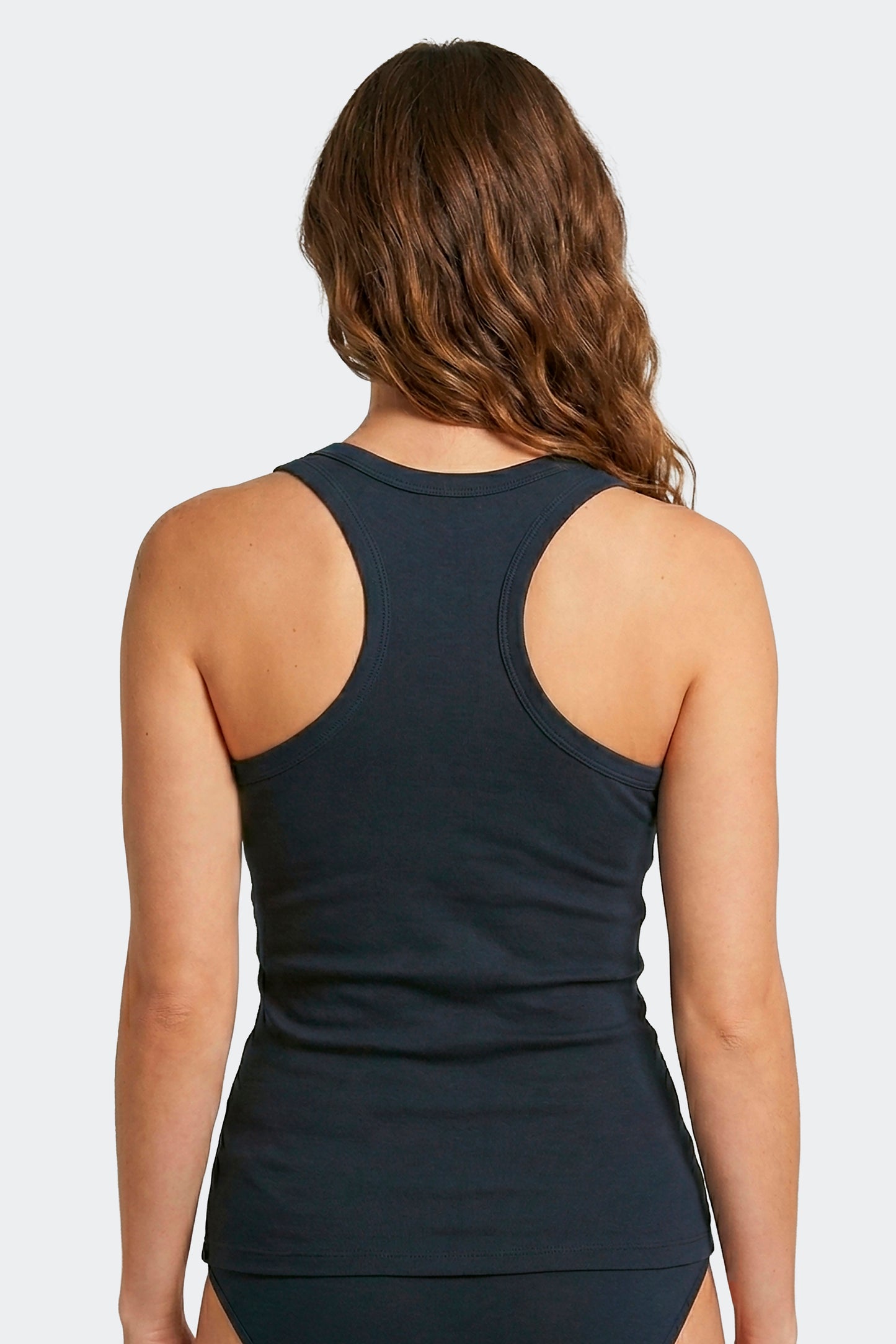 Débardeur dos nageur en Tencel stretch marine