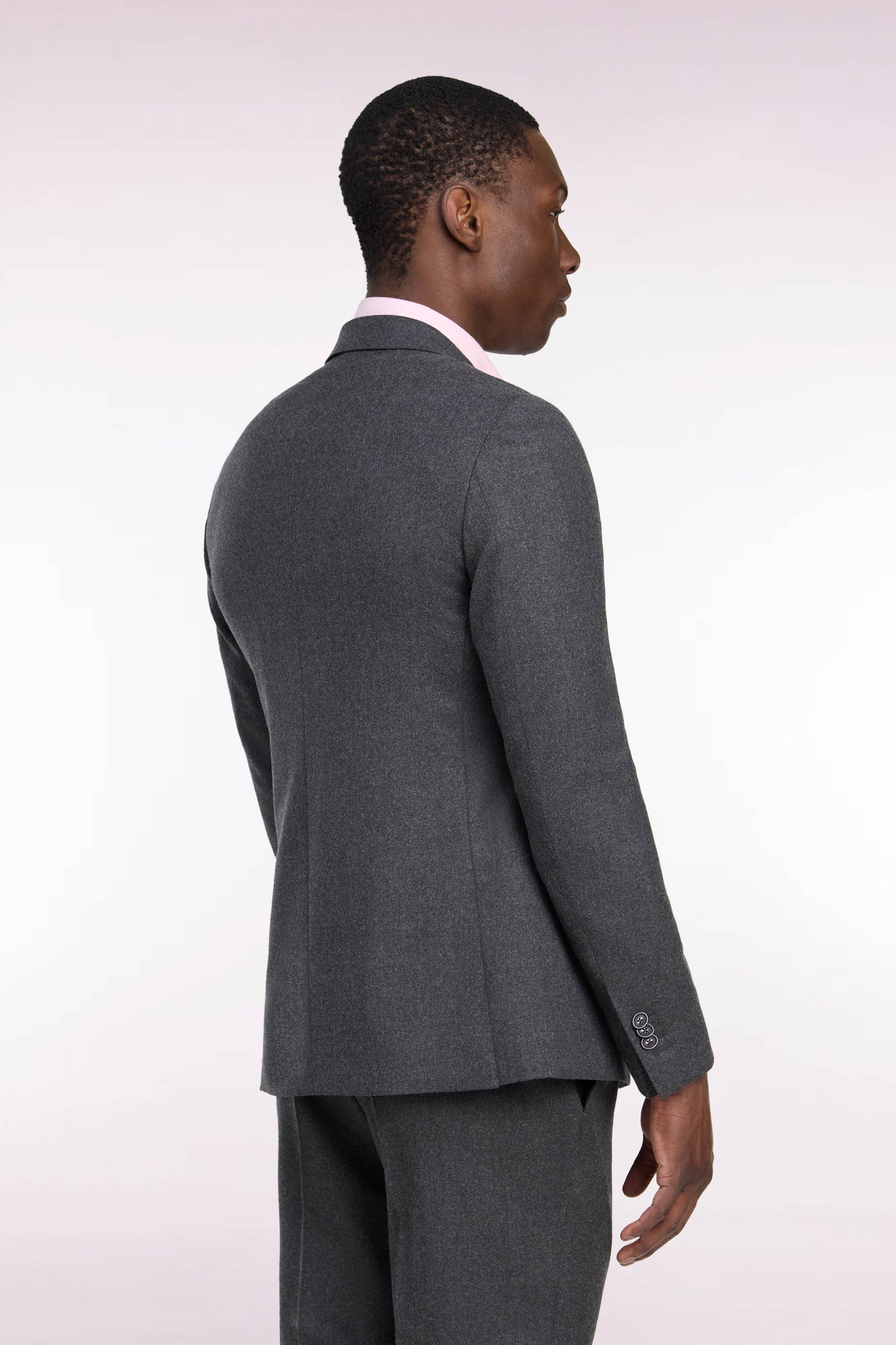 Veste de costume thermocollée grise