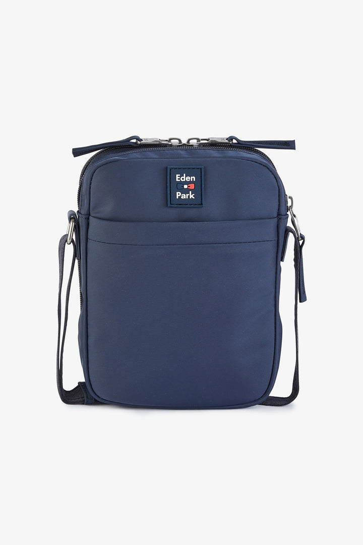 Rectangular messenger bag with tricolour France XV