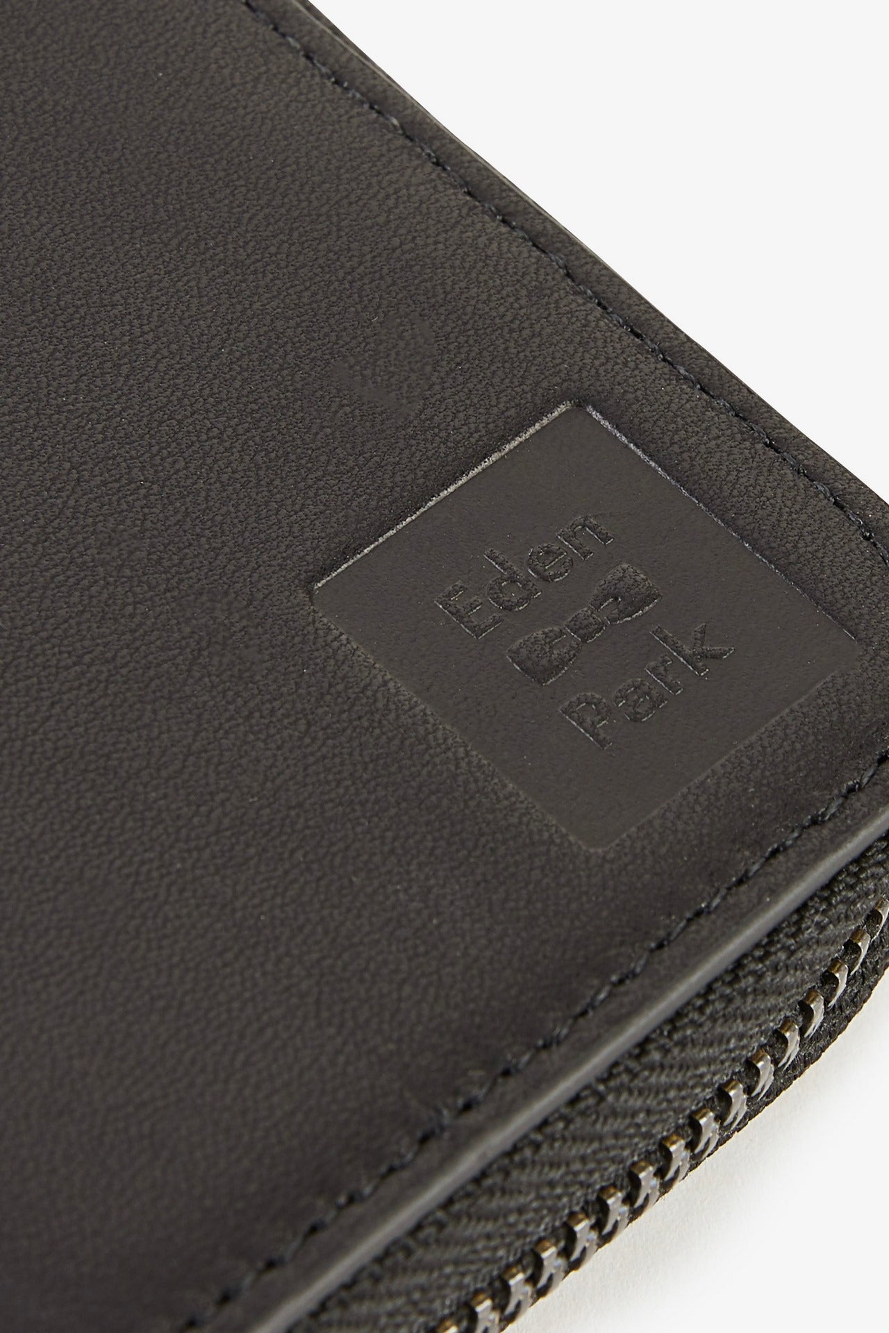 Black leather wallet