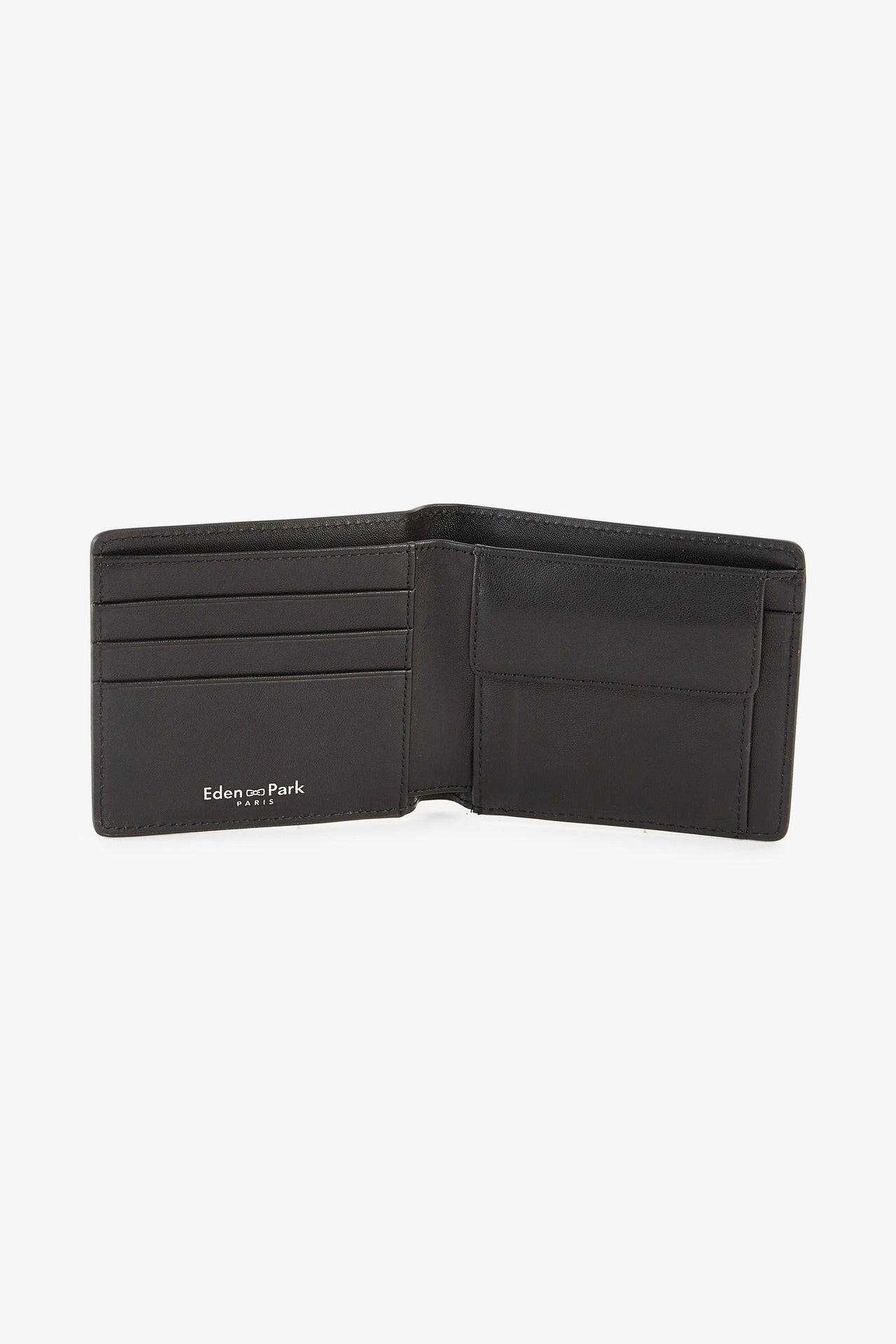 Dark blue rubber Italian-style wallet