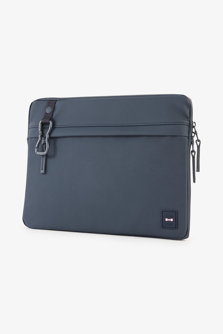 Dark blue rubber laptop sleeve