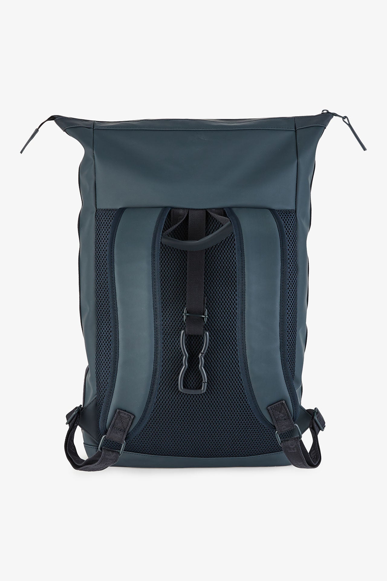 Dark blue rubber rucksack