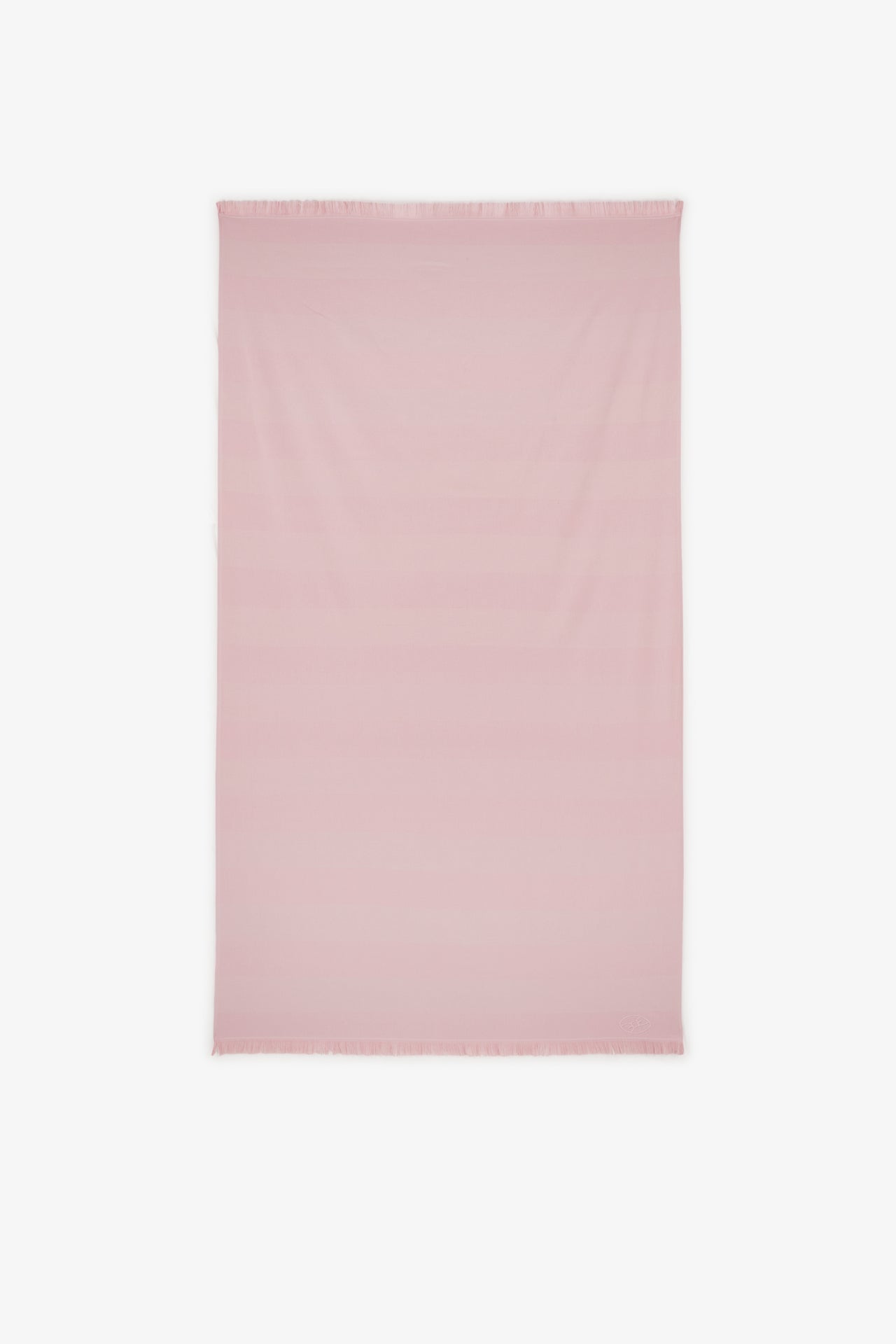 Fouta rayé rose