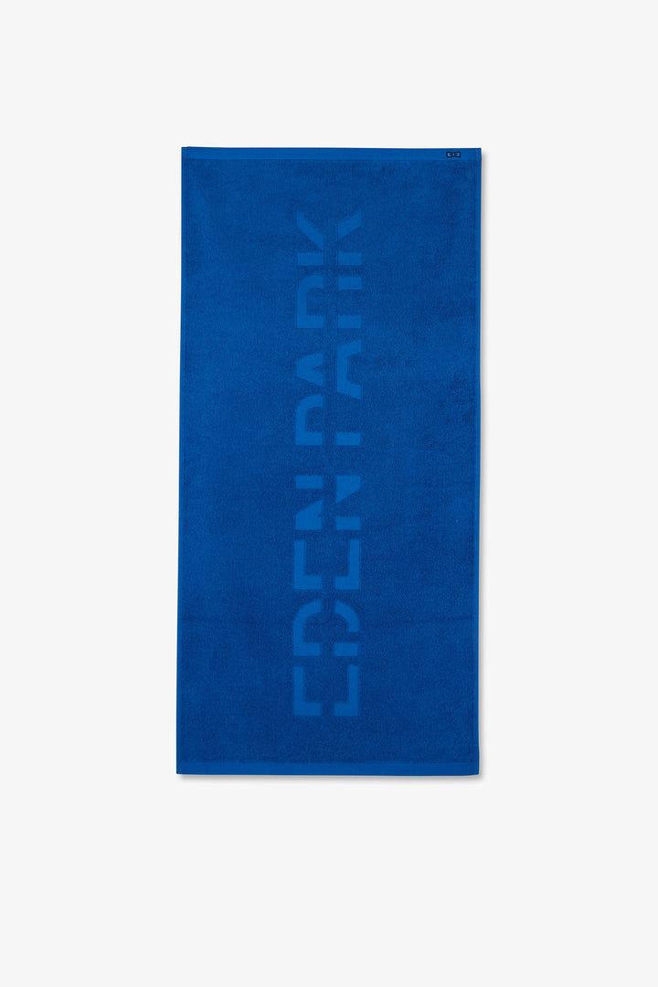 Serviette de sport bleue