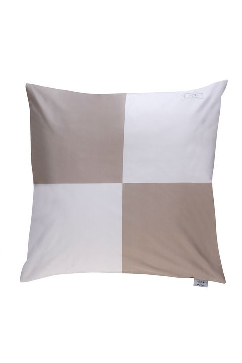 2 grey cut and sewn square pillowcases - Beau plongeon - Image 2