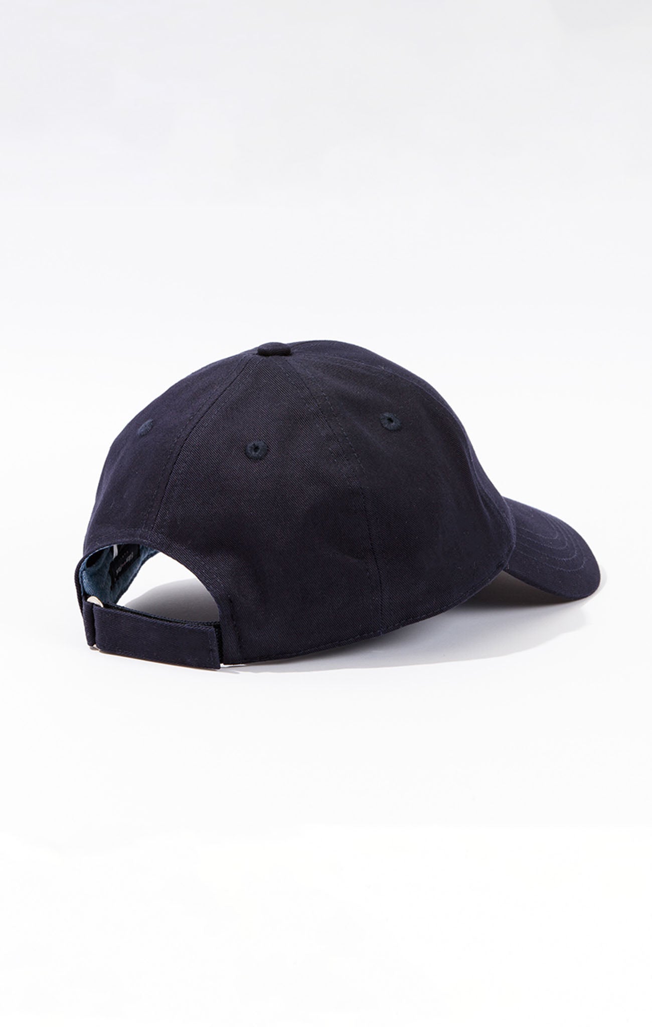 Unicolour navy blue cotton cap