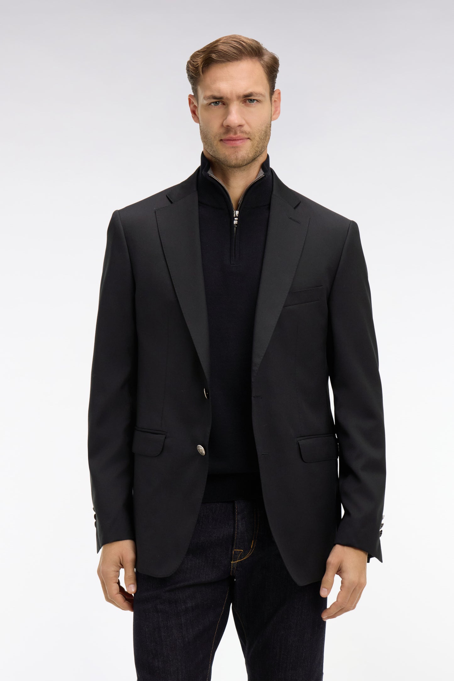 Regular black blazer