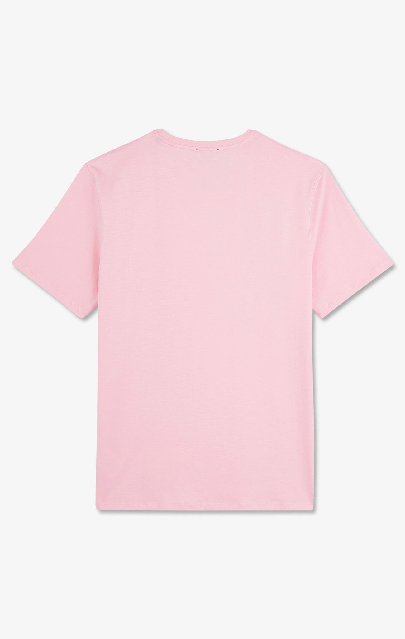 V-neck pink light pima cotton t-shirt