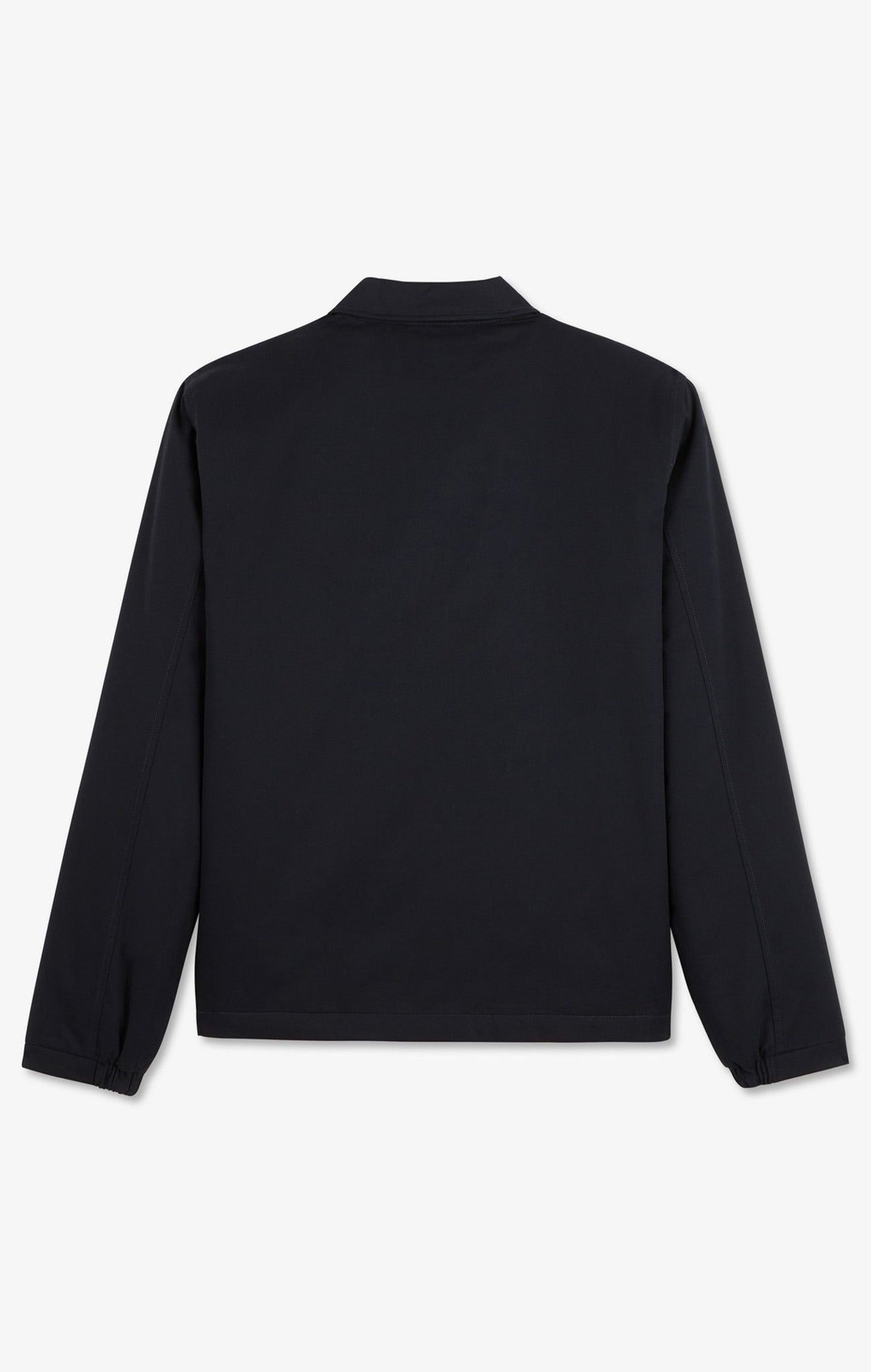 Dark blue jacket in cotton gabardine