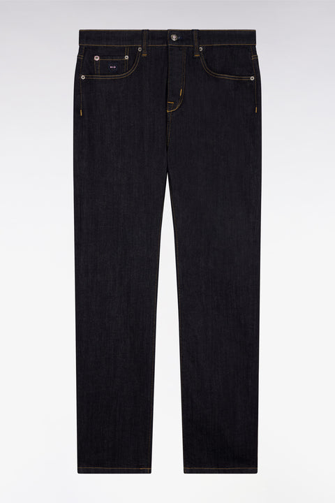 Navy blue jeans in stretch cotton - Image 2