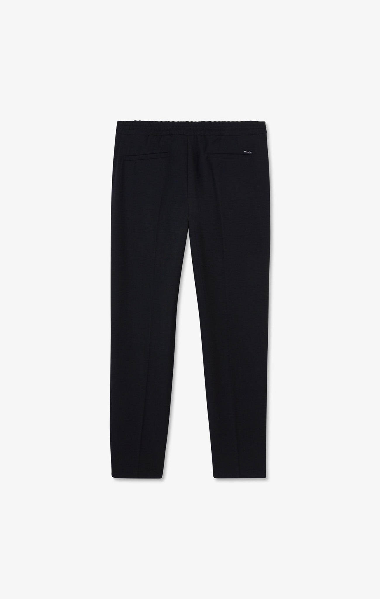 Pantalon taille élastiquée bleu marine