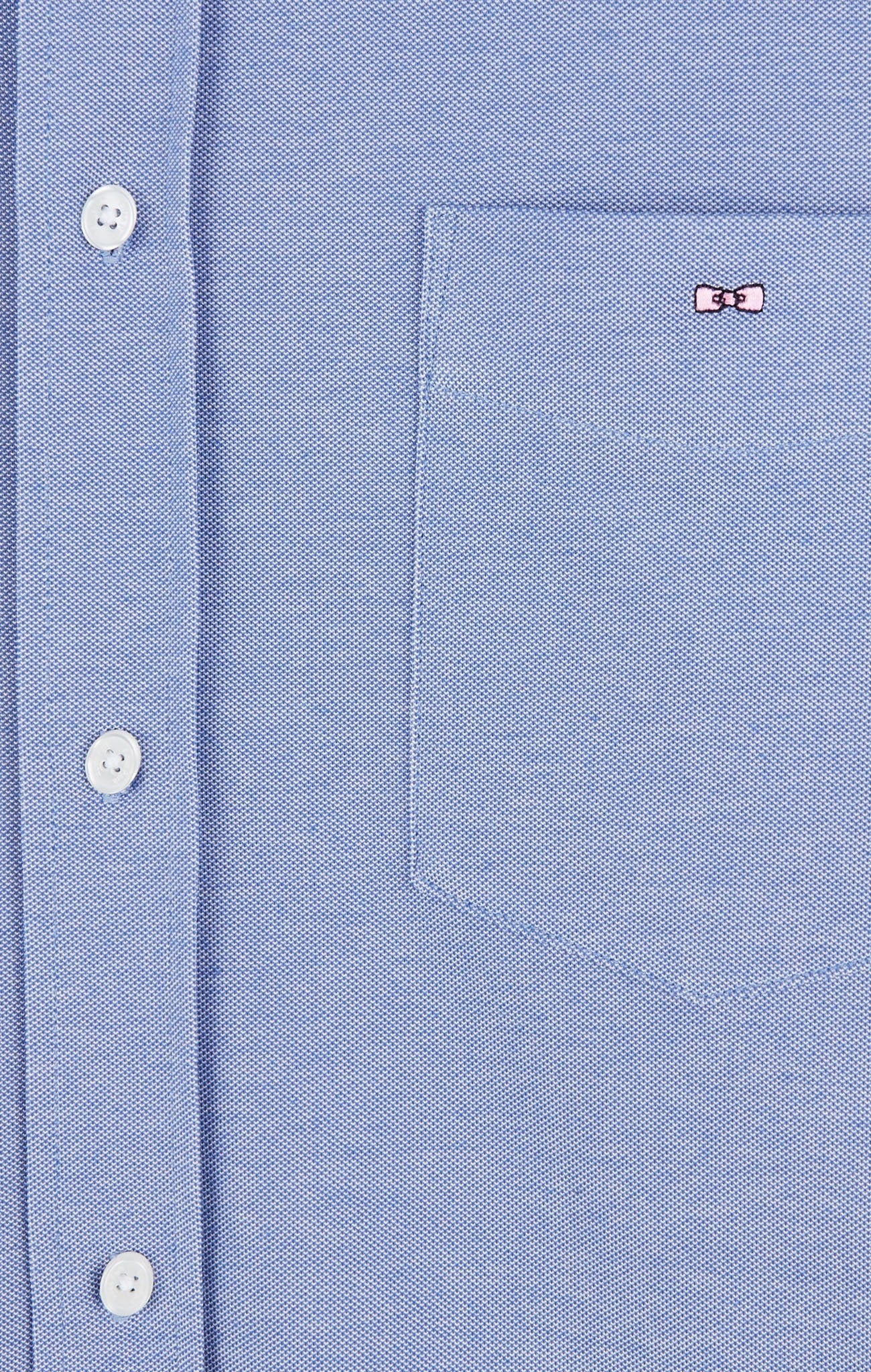 Blue pinpoint cotton shirt