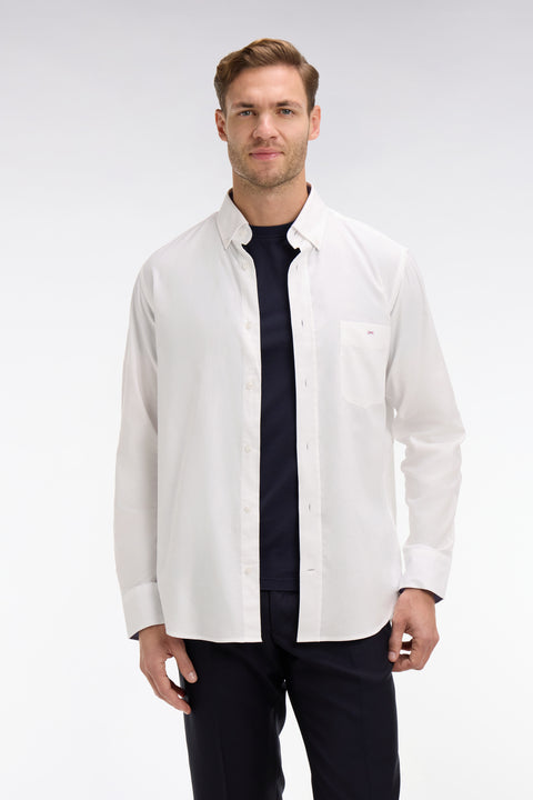 White cotton shirt - Image 3
