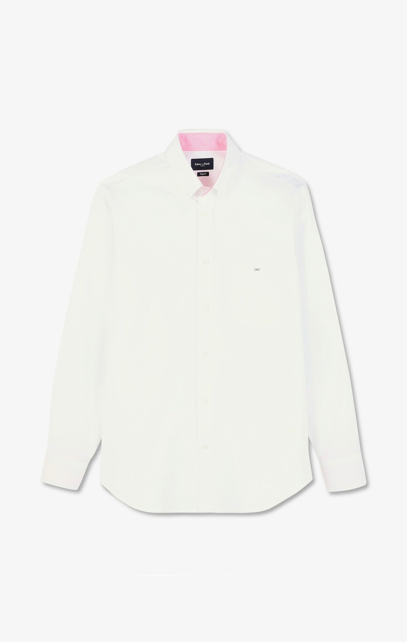 White cotton twill shirt