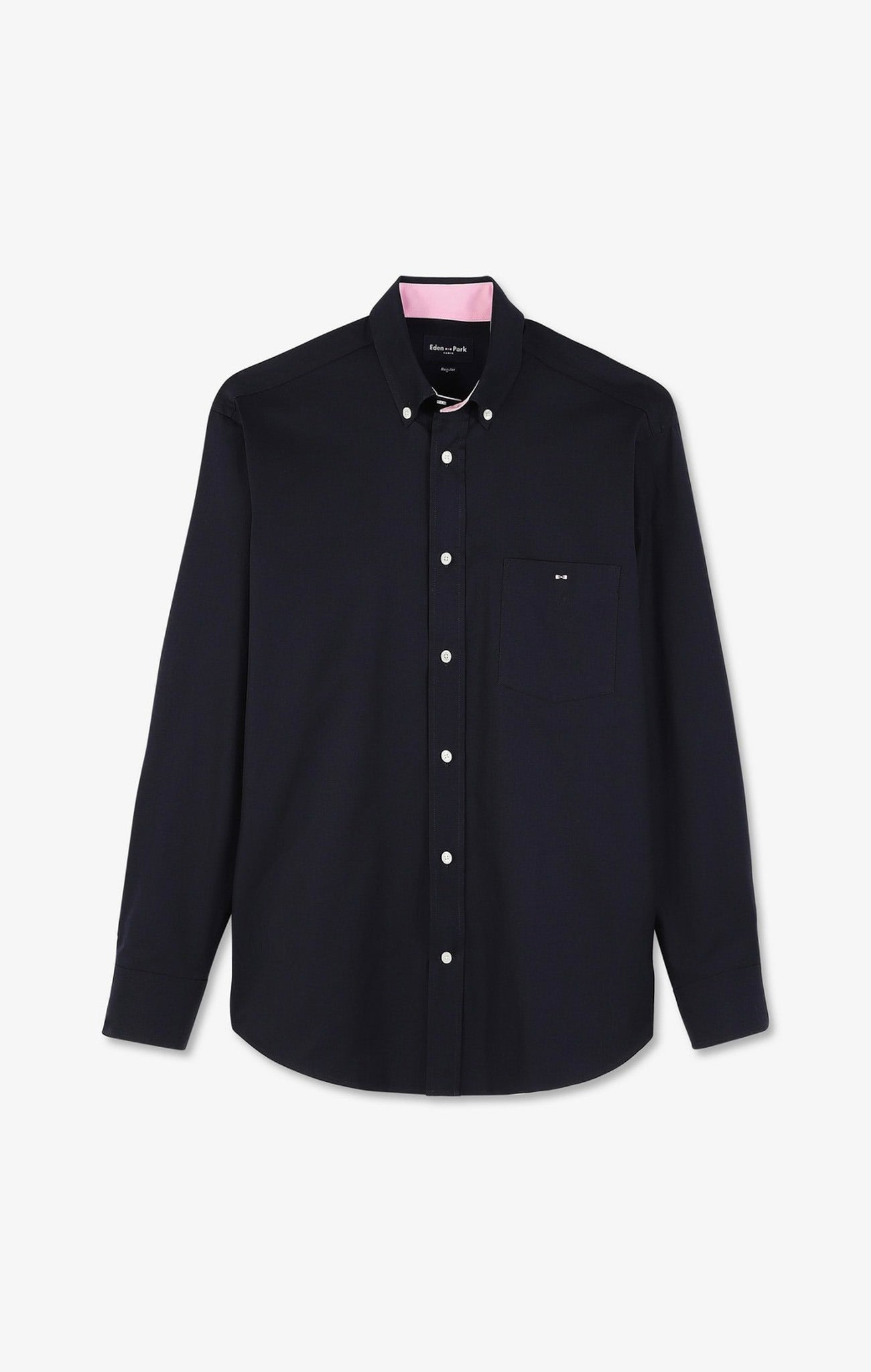 Dark blue cotton twill shirt