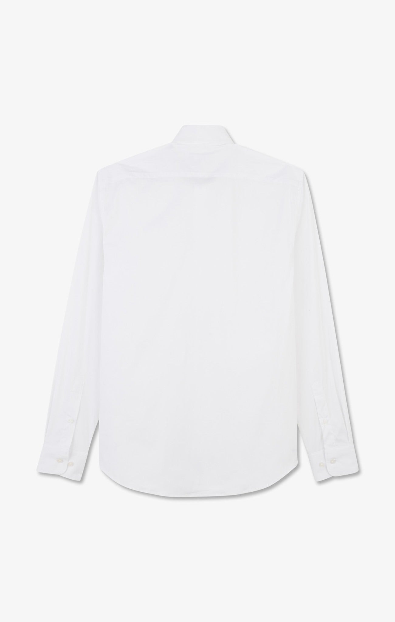 Chemise blanche slim en popeline stretch