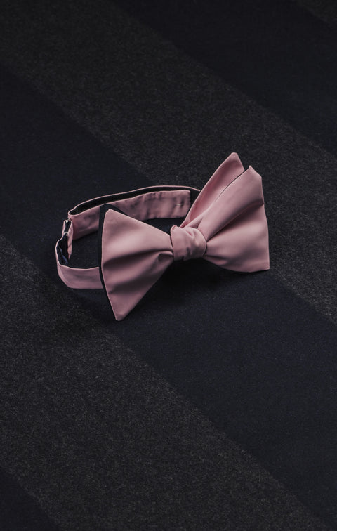 Nœud papillon rose upcyclé Pap'Atelier - Image 2