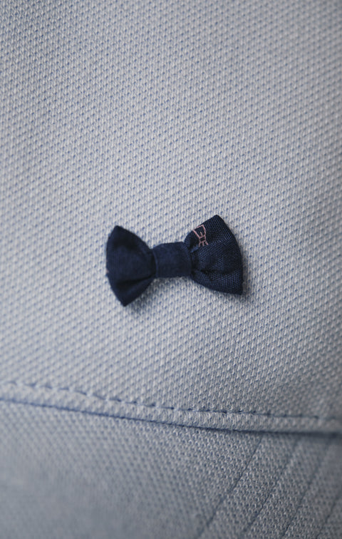 Casquette bleue à mini nœuds papillon Pap'Atelier - Image 3